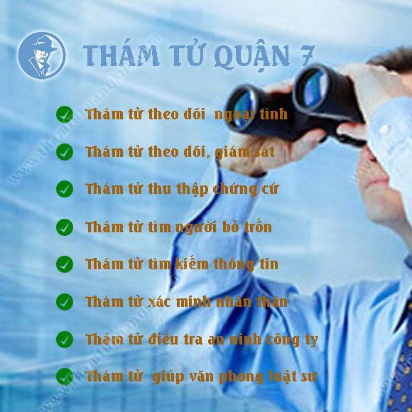 Thám tử uy tín Quận 7 TPHCM